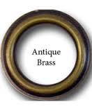 1-5/8" Antique Brass Spur Grommet